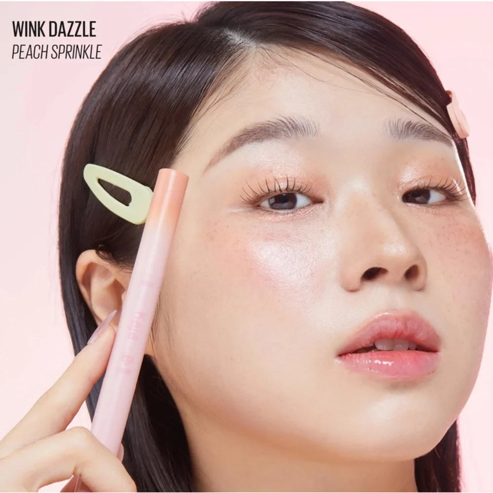 💎 Kaja Wink Dazzle Dual-Ended Eyeshadow Stick Peach Sprinkle New In Box